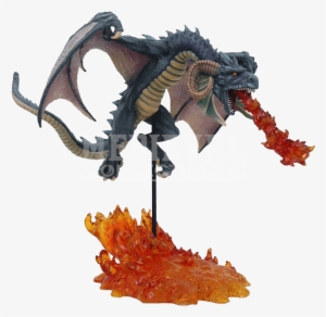 Line Of Fire Dragon Statue By Tom Wood - Fire Dragon Statue