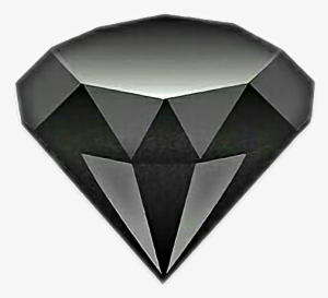 Blackdiamond Diamond Diamante Negro Tumblr Emoji Dark - Diamante Emoji