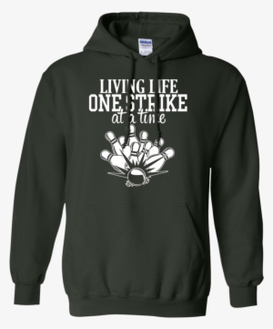 2018 Living Life One Strike At A Time Funny Bowling - Ghost Rider Marvel T Hoodie