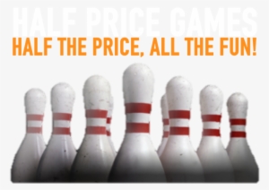 1/2 Price Games ➠ Every Wednesday - Bowling Luggage / Bag Tag G05