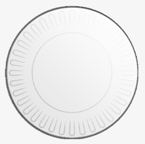 Paper Plate - White Paper Plate Png