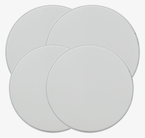 501 4-pack Round White Burner Cover Set Range Kleen - Circle