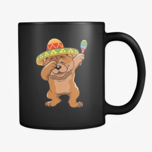 dabbing chow chow dog in sombrero - run on coffee and sarcasm