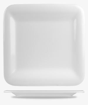 View Larger - Square Plate White Png