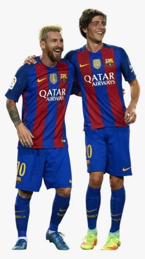 Lionel Messi & Sergi Roberto Render - Messi Y Sergi Roberto