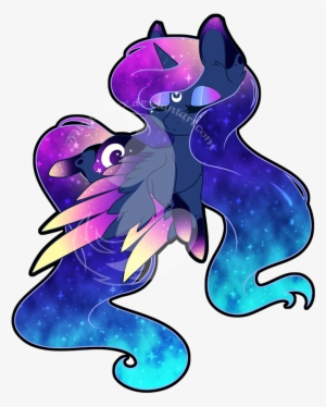 Gradient Wings, Mare, Pony, Princess Luna, Rainbow - Princess Luna Rainbow Power
