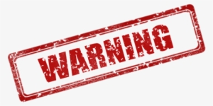 Warning Stamp Png Clip Art Black And White Library - Png Transparent Warning Stamp