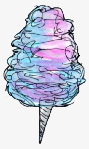 Cottoncandy Watercolor Cone Sketchy Colors Freetoedit - Candy