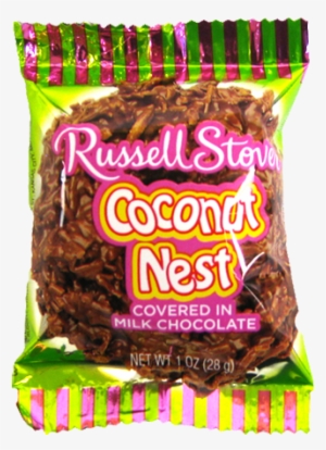 Russell Stover Milk Chocolate Covered Coconut Nest - Russell Stover Coconut Nest - 1 Oz