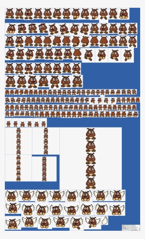Click For Full Sized Image Goomba And Paragoomba - Paper Mario Color Splash Paragoomba