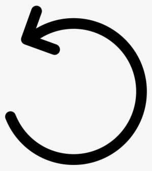 Counterclockwise Circular Arrow - Circle Arrow Png Icon
