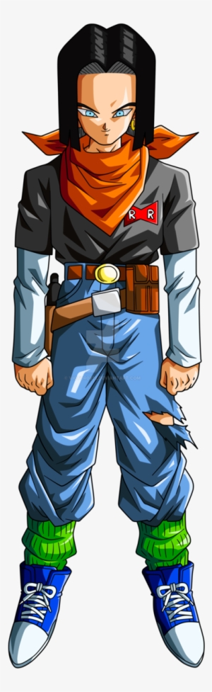 Android 17 By Michsto N 17 Dragon Ball Transparent Png 648x1231 Free Download On Nicepng