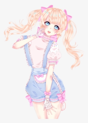Girl Tumblr Art Interesting Milk Cool Anime Flo S Art Blog Transparent Png 1024x1024 Free Download On Nicepng - anime girl anime blonde butterfly cute girl green roblox
