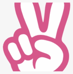 Android Clipart Hand Png - Victory Symbol