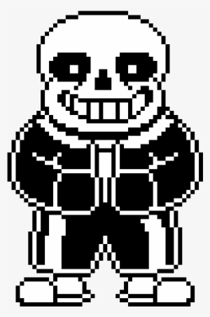 Sans undertale battle sprite remade pixel art