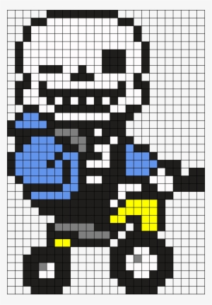 Sans Sprite V2 - Pixel Art, HD Png Download - 910x1170 (#6344348