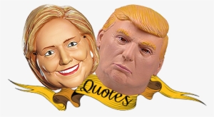 Ca1op4i - " - Hillary Clinton Vacuform Election Half Mask