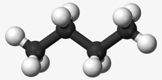 Butane 3d Balls - Molecuulmodel Butaan