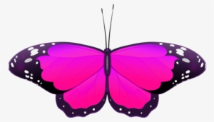 Purple Butterfly Clip Art 1308432 - Pink Butterfly Clipart Free