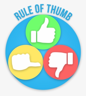 Rule Of Thumb - Thumbs Up Down Sideways Clipart