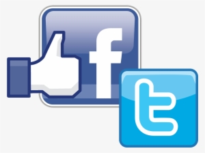 Facebook And Twitter Logo Png - Facebook Icon