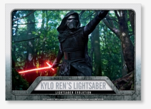 2016 Star Wars Evolution Kylo Ren's Lightsaber - Star Wars Trading Card