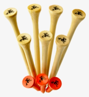 Free Sample Golf Tees Pack - Frogger Green Monsters Bamboo Golf Tees - 3.25 Oz Pouch