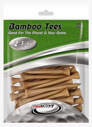 Image Is Loading 100 Pack Of 2 3 4 034 Inch - Proactive Sports 2 3/4" Bamboo Tees - 100 Pack