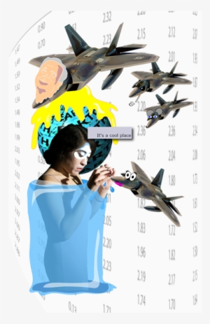 'trollies' - Poster Militärischer Kampfjet, Fotodruck Big Box Art