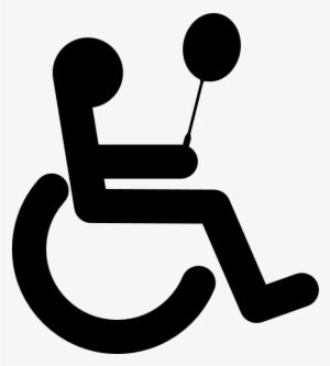 Handicap Symbol Clip Art Silhouette - Disabled Sign