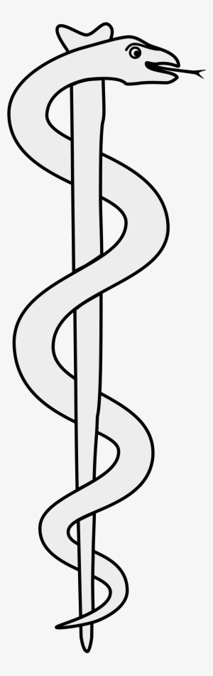 Open - Rod Of Asclepius Svg