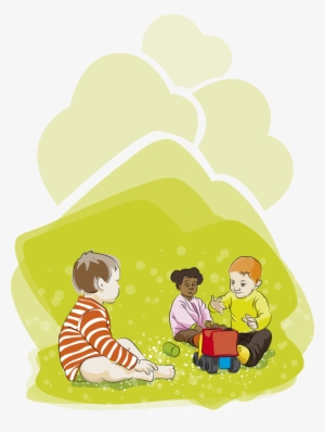 This Free Icons Png Design Of Three Children Play