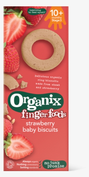 Strawberry Baby Biscuits - Organix Baby Biscuits