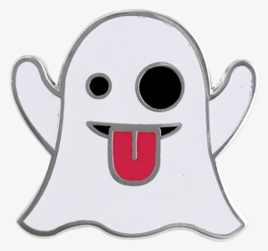 Ghost Emoji Pin - Hockey Helmet