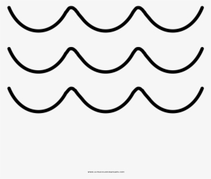 Sea Waves Coloring Page - Icon