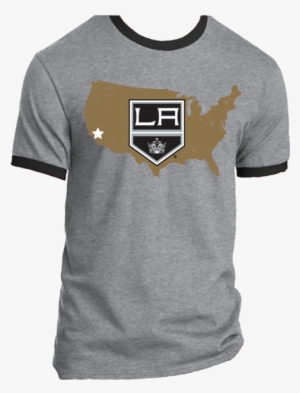 La Kings Nationwide 1 Ca Star Ringer T-shirt - Los Angeles Kings T Shirt