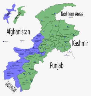 Navy Intelligence Maps Shows The Districts Of The Fata - Kpk Map
