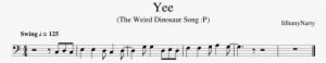 Yee Sheet Music Composed By Iillumynarty 1 Of 1 Pages - Document