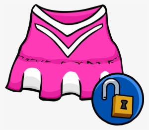 Image Bubblegum Outfit Png Club Penguin Wiki - Club Penguin Pink Cheerleader Outfit