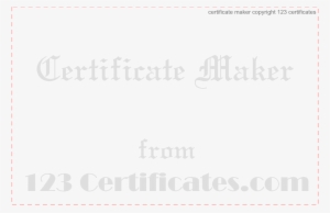 Certificate Of Achievement - Certificate