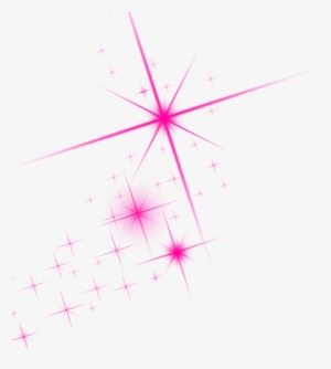 Pink Star Glitter Outlined 14967803 PNG