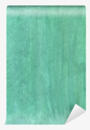 Abstract Fully Green Watercolor Background On Paper - Construction Paper