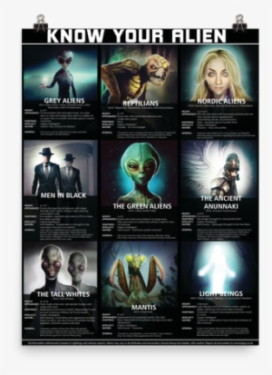 Know How To Identify Nine Of The Most Reported Alien - Know Your Alien Guide
