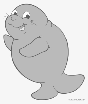 Collection Of Free Download On Spacetimecubevis Clip - Manatee Clipart