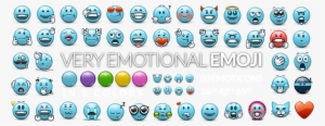 Emoji Version Of Very Emotional Emoticons - Baby Greeting Card