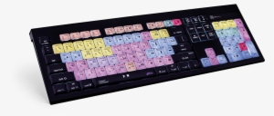 Logickeyboard Avid Protools Pc Astra Backlit American - Logickeyboard Pro Tools - Mac Backlit Astra Keyboard