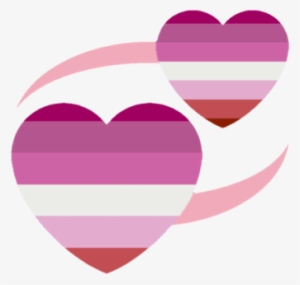 Hearts Lesbian Discord Emoji - Lesbian Heart Emoji Discord