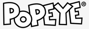 $25 - Popeye Logo Black And White