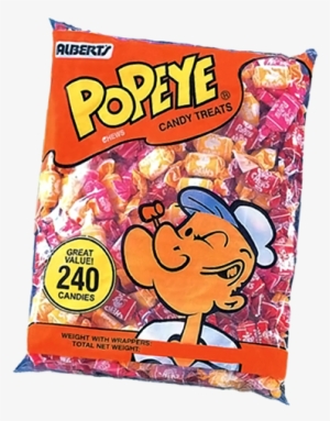 Popeye Chews Candy Treats - Albert R.l. & Son Popeye Chews - 1 Bag