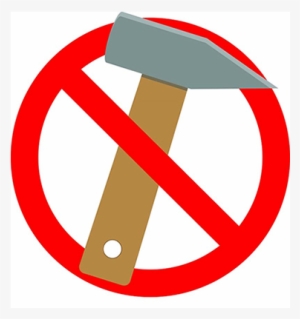 Transparent Background Ban Hammer Emoji
